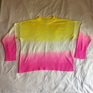 Crown & Ivy Ombré Crew Neck Sweater - Size Small